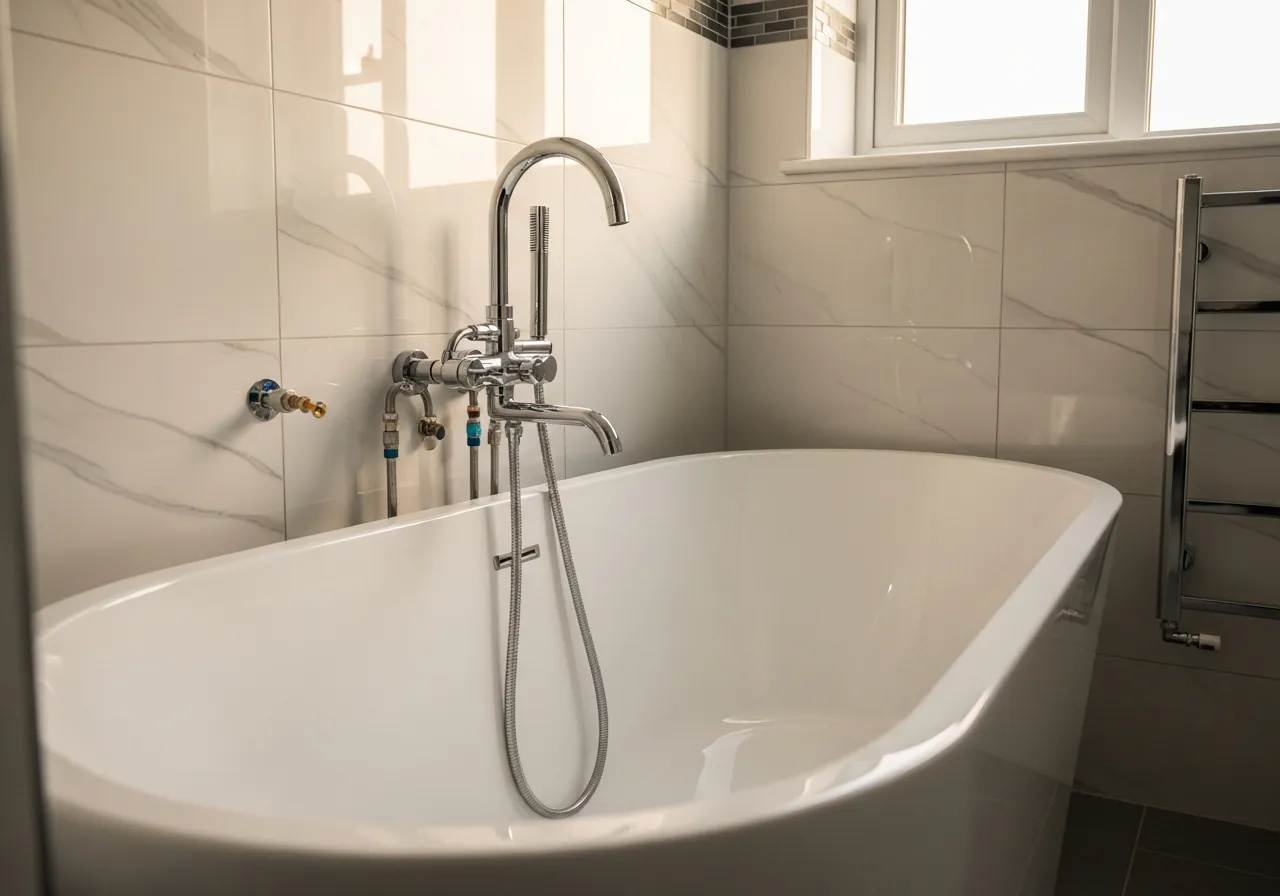 Bath replacement installation