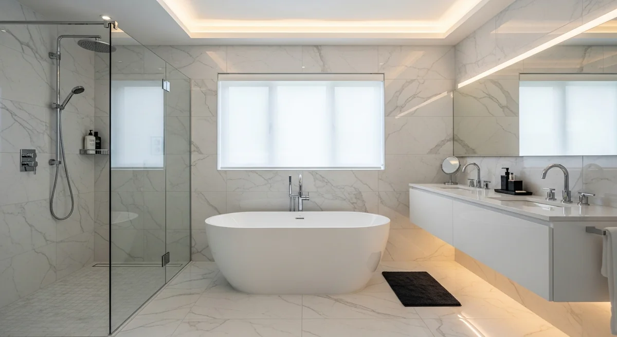 Modern luxury bathroom