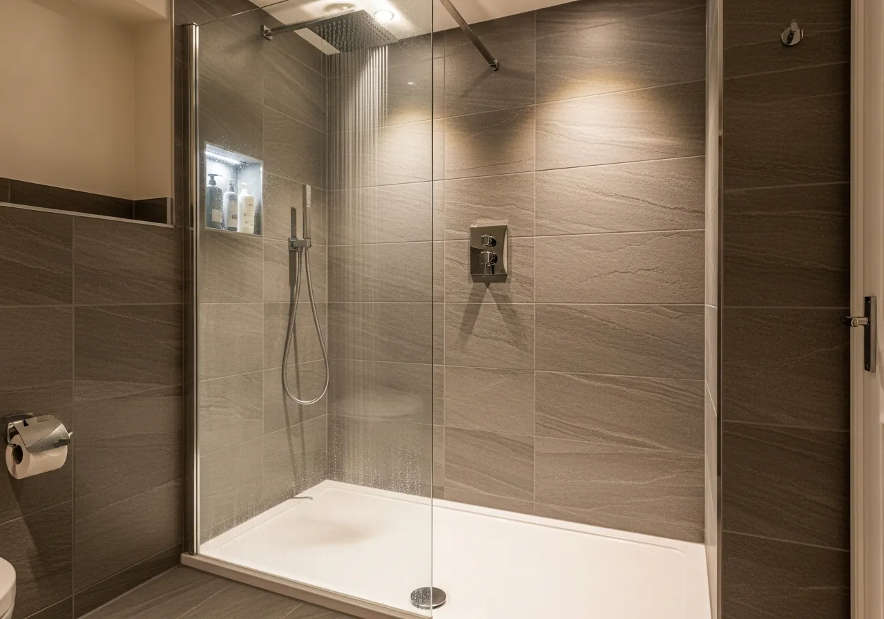 Shower installation in Salford by CentralHeatPlumb