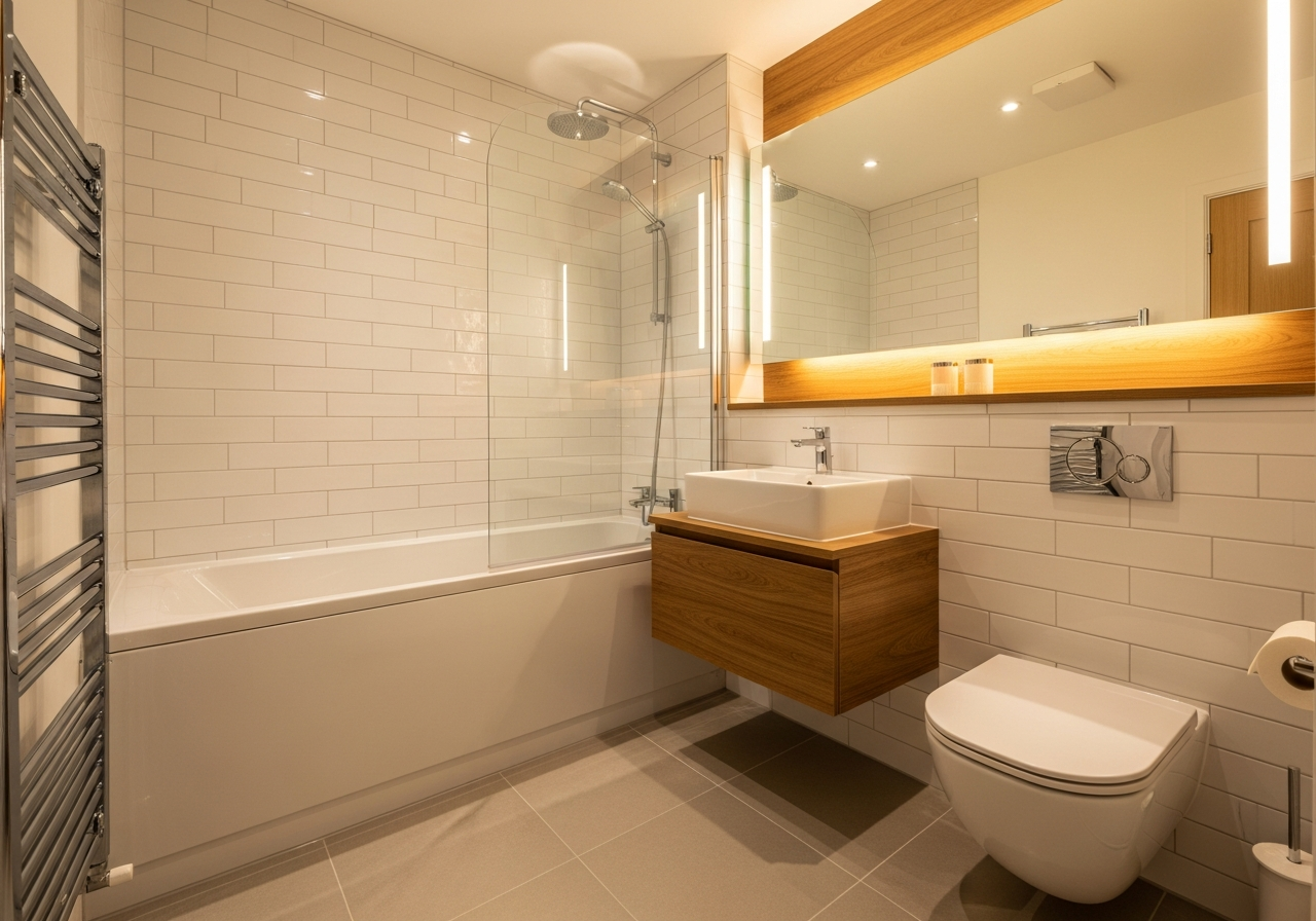 Complete bathroom suite installation by CentralHeatPlumb