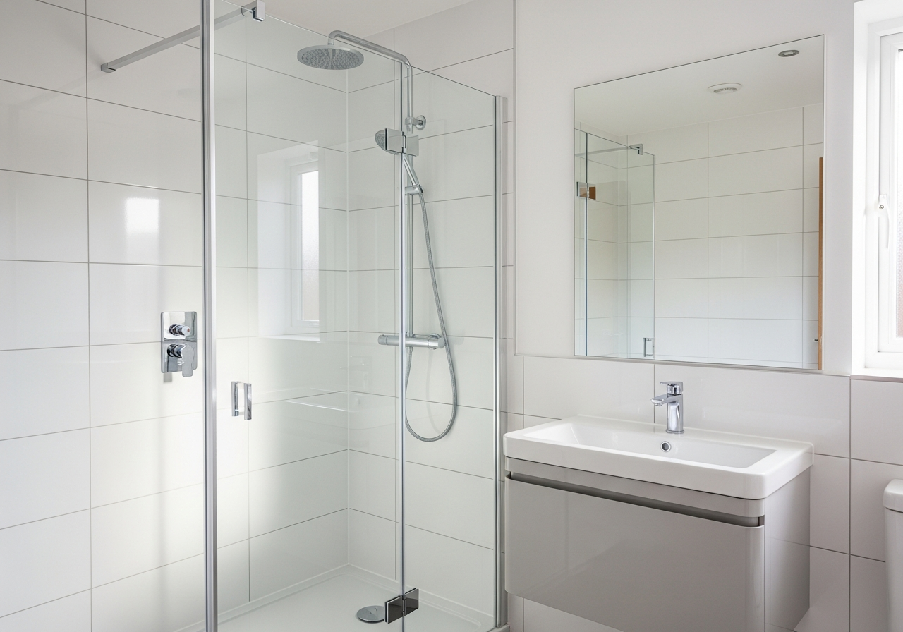 Modern en-suite bathroom design by CentralHeatPlumb
